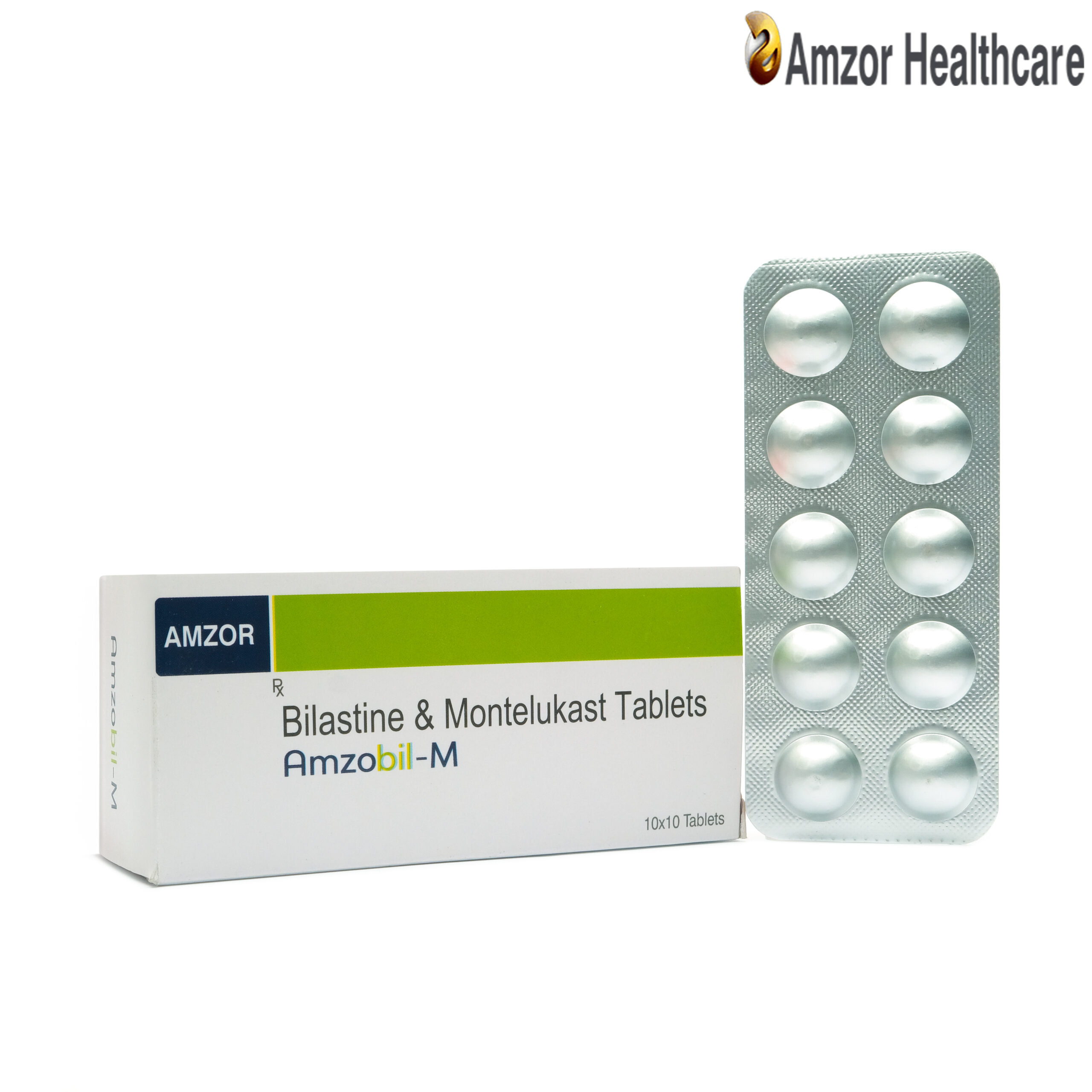 Amzobil-M | Bilastine & Montelukast Tablets | By Amzor Healthcare | PCD Pharma Franchise Company in Chandigarh