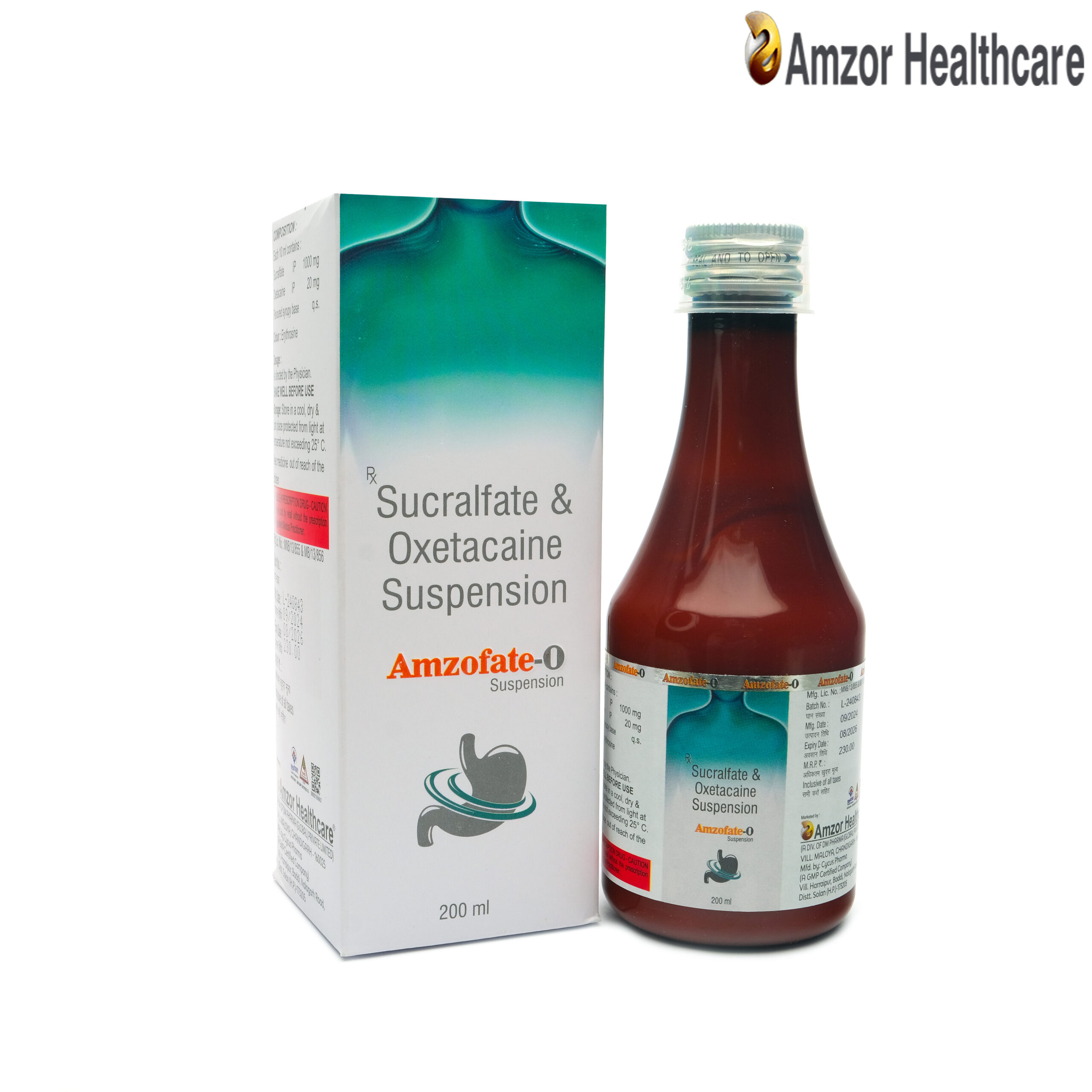 Amzofate-O Suspension | No Composition | By Amzor Healthcare | PCD Pharma Franchise Company in Chandigarh