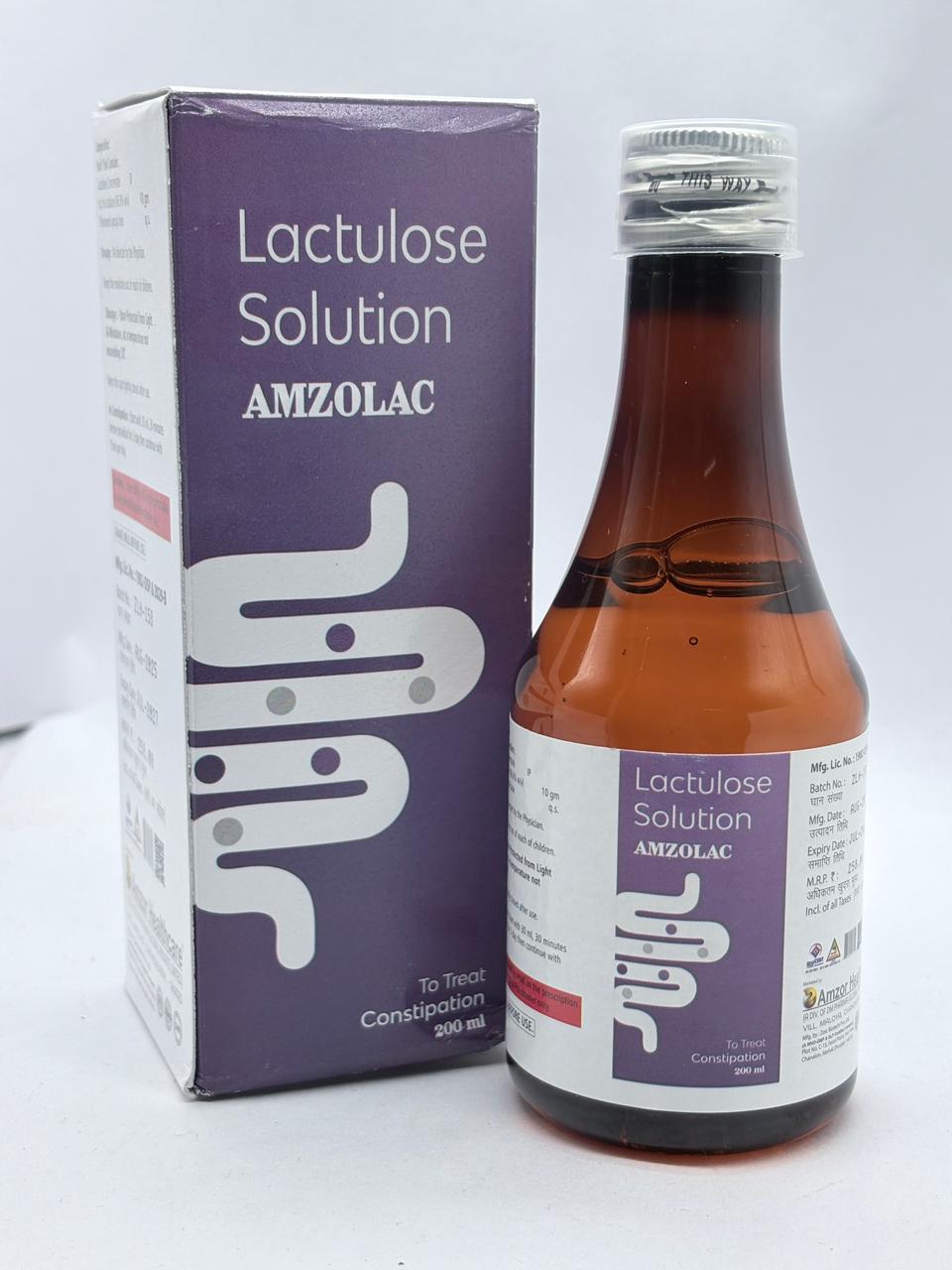 Amzolac | Lactulose Solution | By Amzor Healthcare | PCD Pharma Franchise Company in Chandigarh
