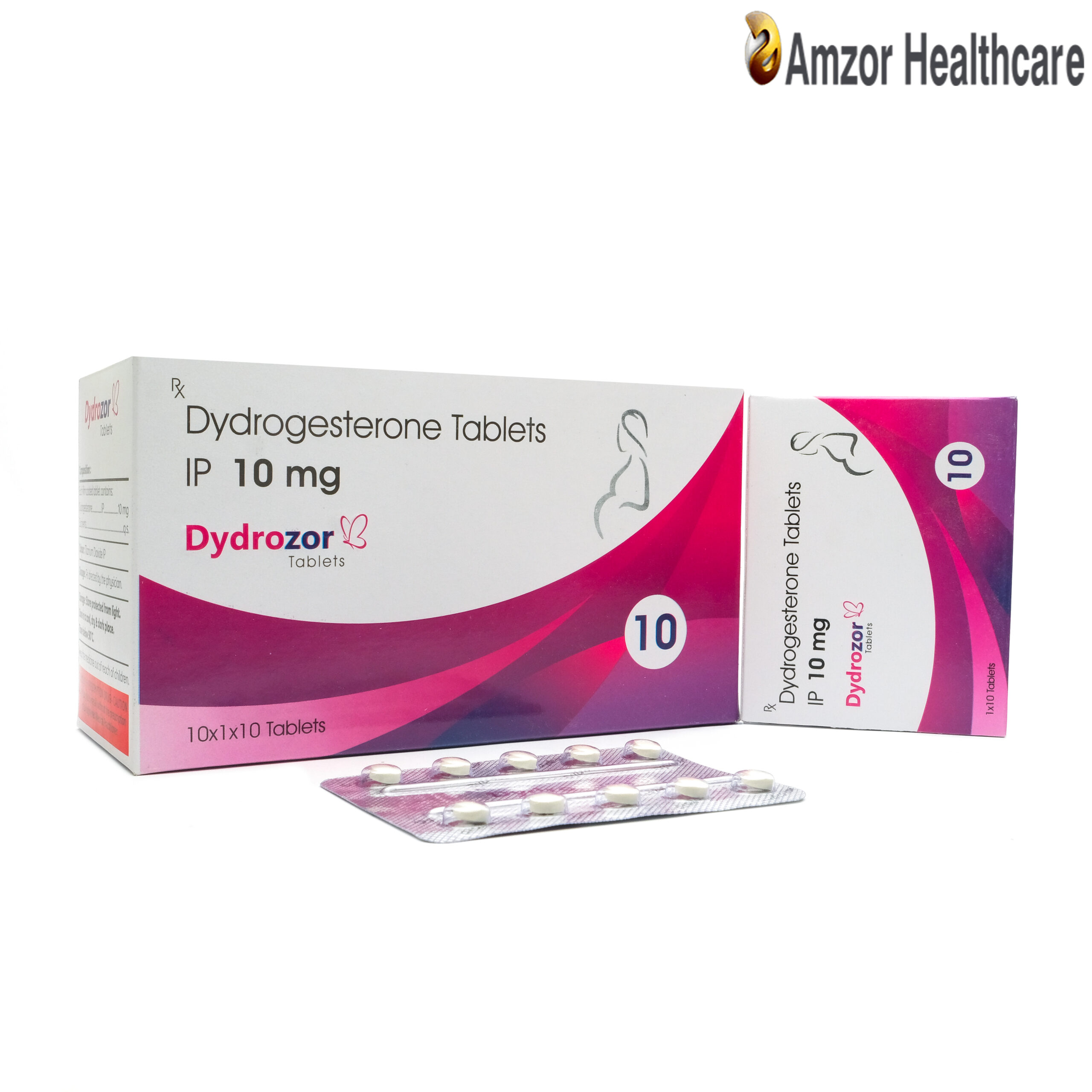 Dydrozor | Dydrogesterone Tablets IP 10 mg | By Amzor Healthcare | PCD Pharma Franchise Company in Chandigarh