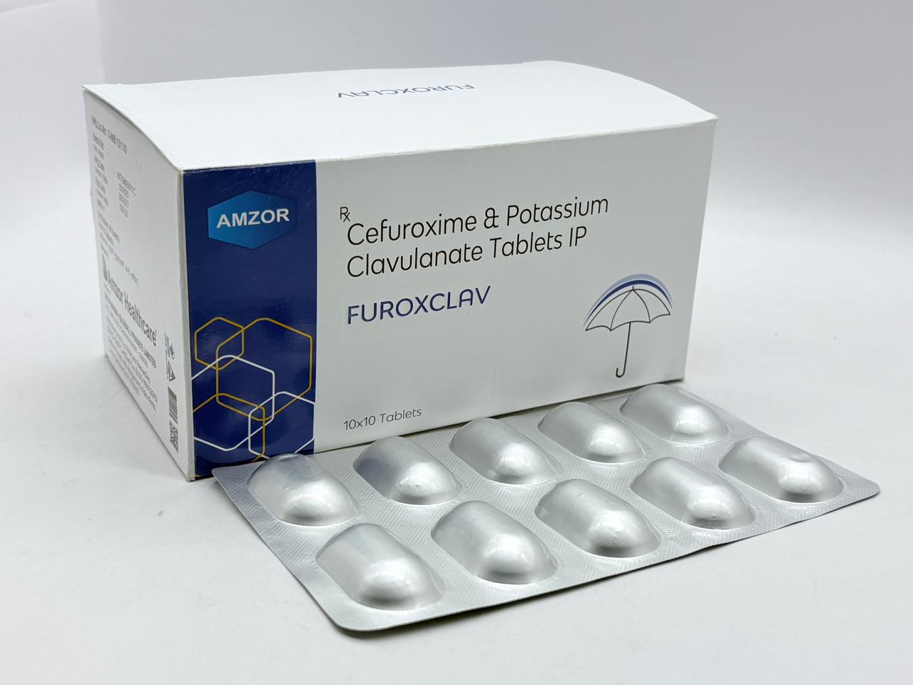 Furoxclav | Cefuroxime & Potassium Clavulanate Tablets IP | By Amzor Healthcare | PCD Pharma Franchise Company in Chandigarh