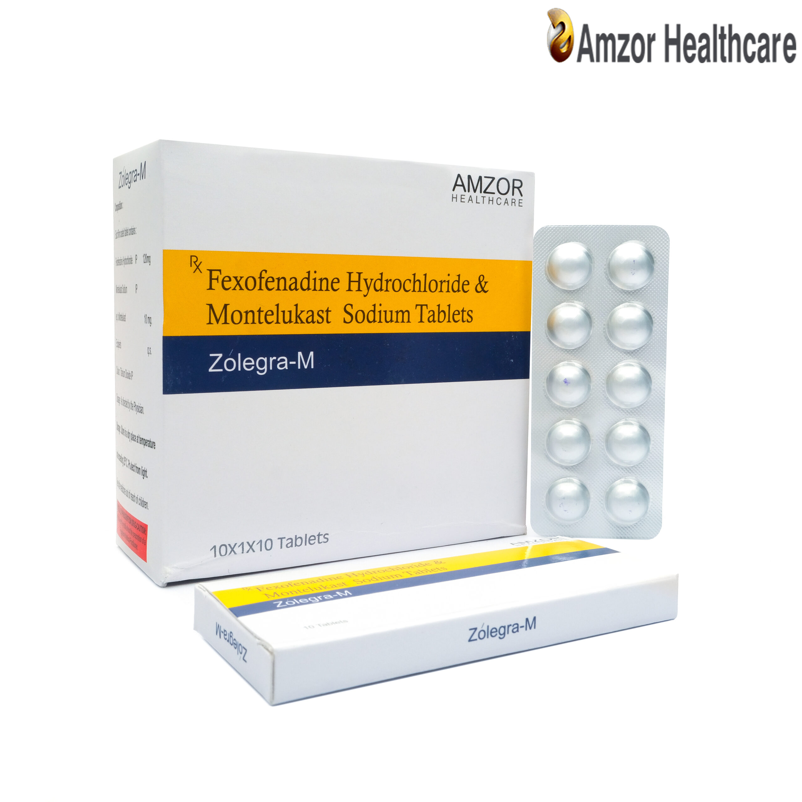 Zolegra-M | Fexofenadine Hydrochloride & Montelukast Sodium Tablets | By Amzor Healthcare | PCD Pharma Franchise Company in Chandigarh
