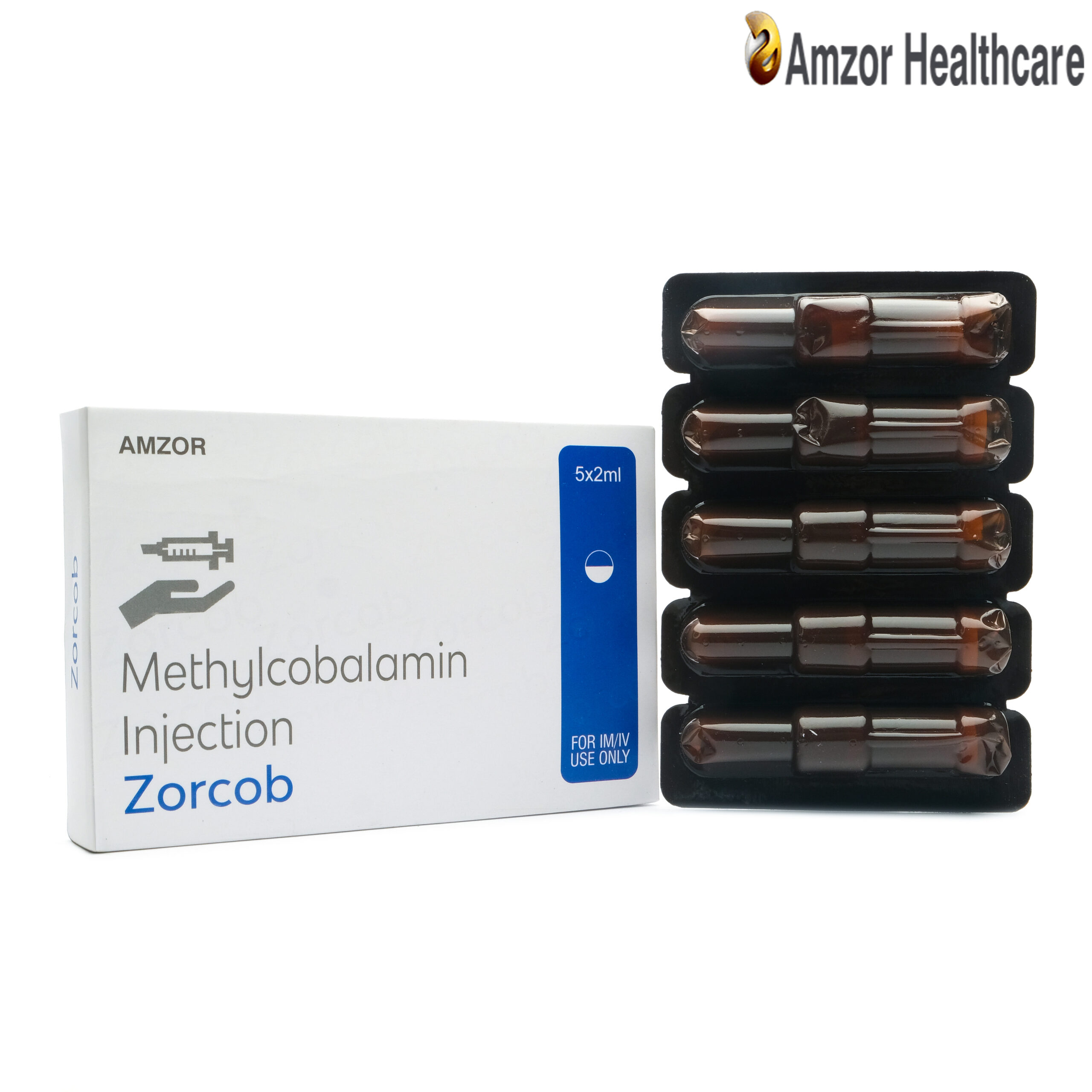 Zorcob | Methylcobalamin Injection | By Amzor Healthcare | PCD Pharma Franchise Company in Chandigarh