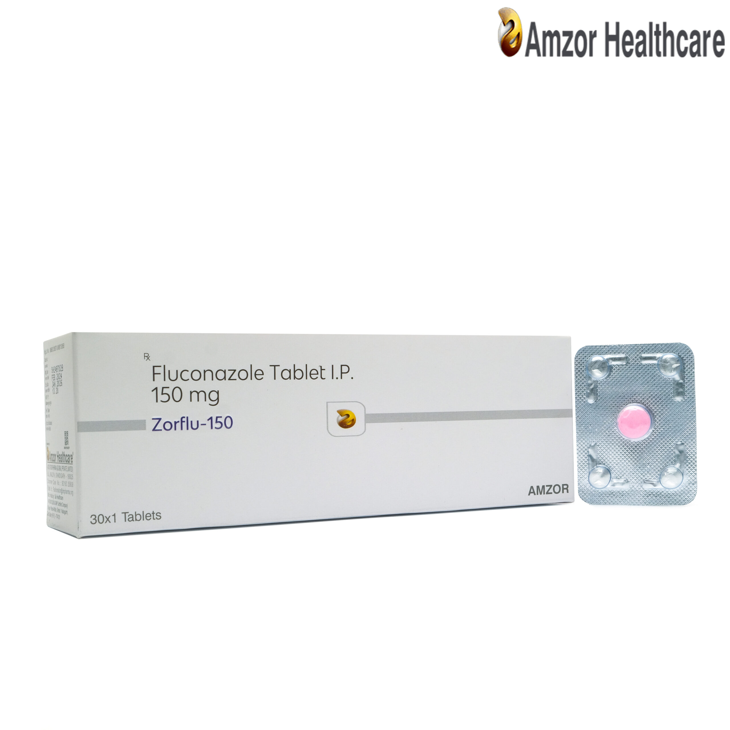 Zorflu-150 | Fluconazole Tablet I.P. 150 mg | By Amzor Healthcare | PCD Pharma Franchise Company in Chandigarh